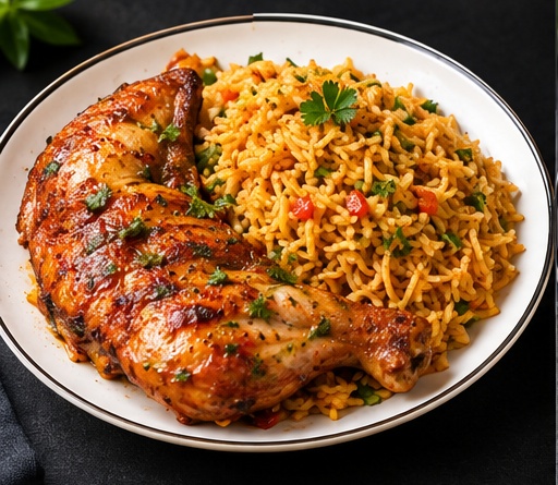 Cuisse sauté-riz composé